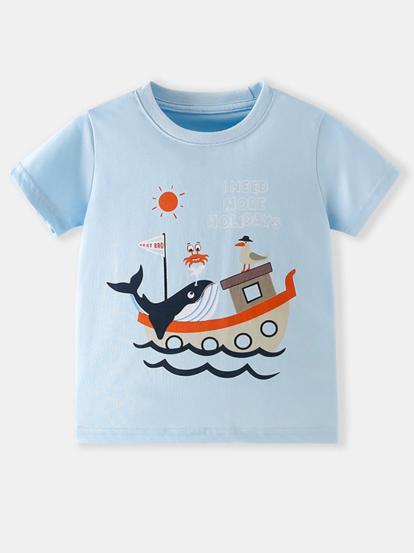 Children's Shark Graphic Short Sleeve Tee