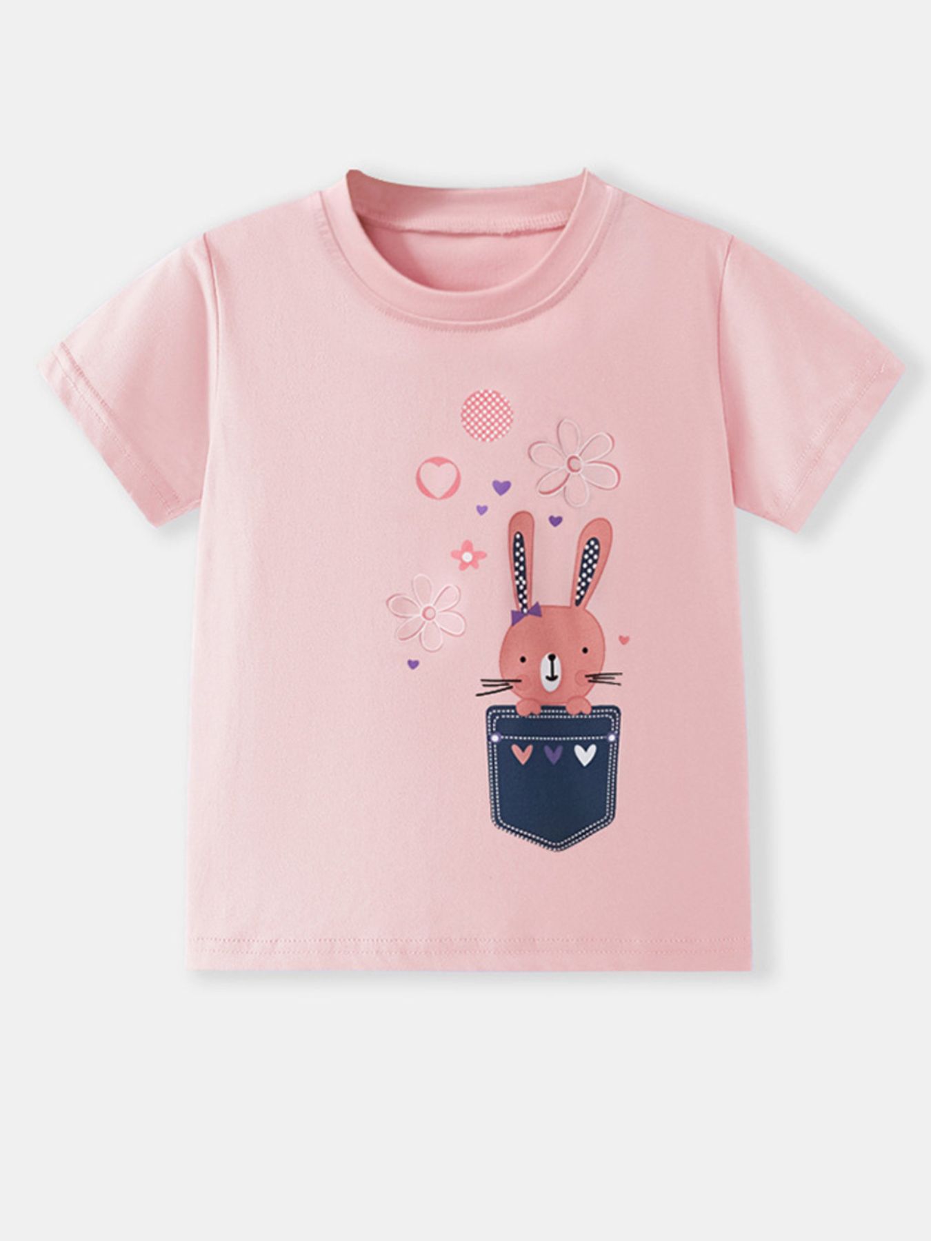Children's Bunny Graphic Short Sleeve Tee