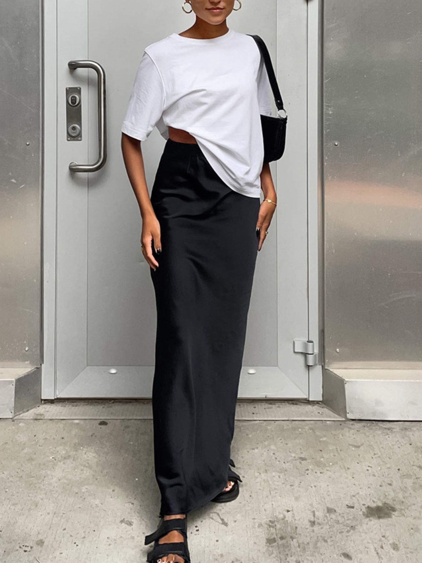 High Waist Maxi Skirt