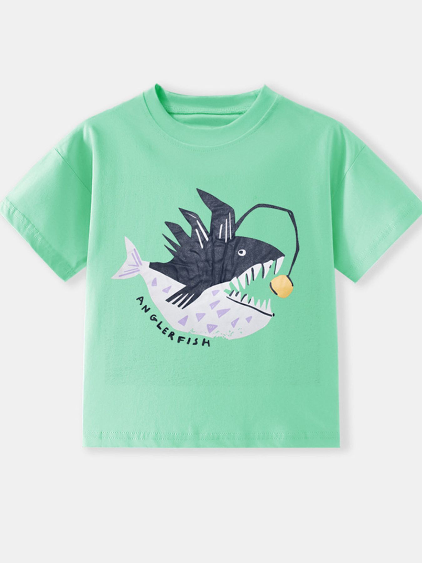 Children's Anglerfish Graphic Short Sleeve T-Shirt