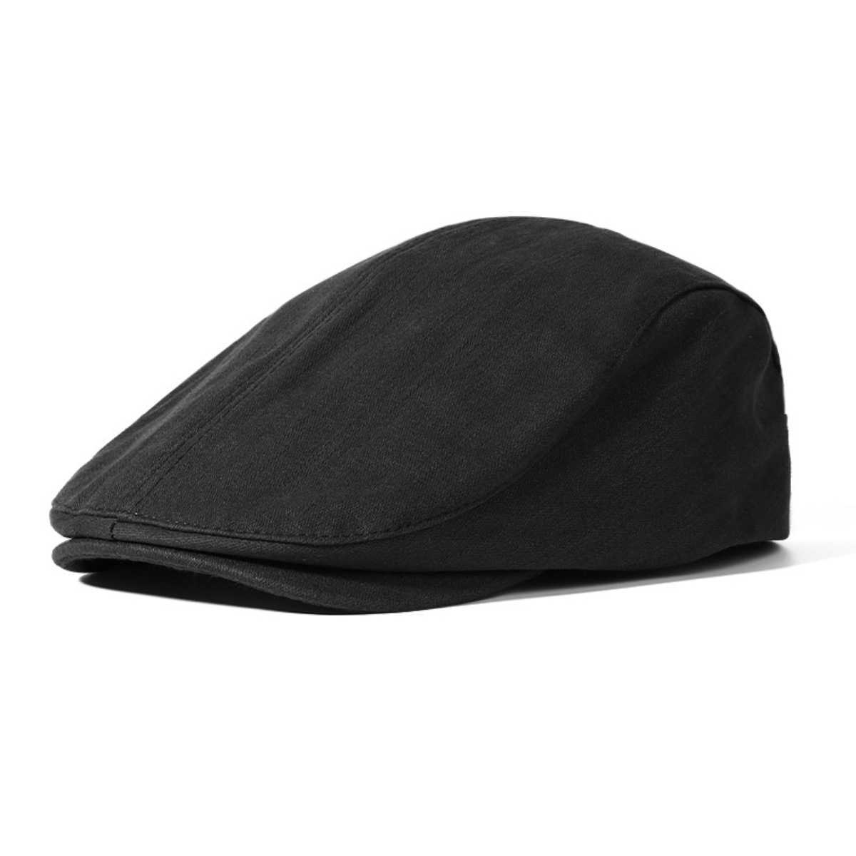 Classic Solid Color Newsboy Cap 4