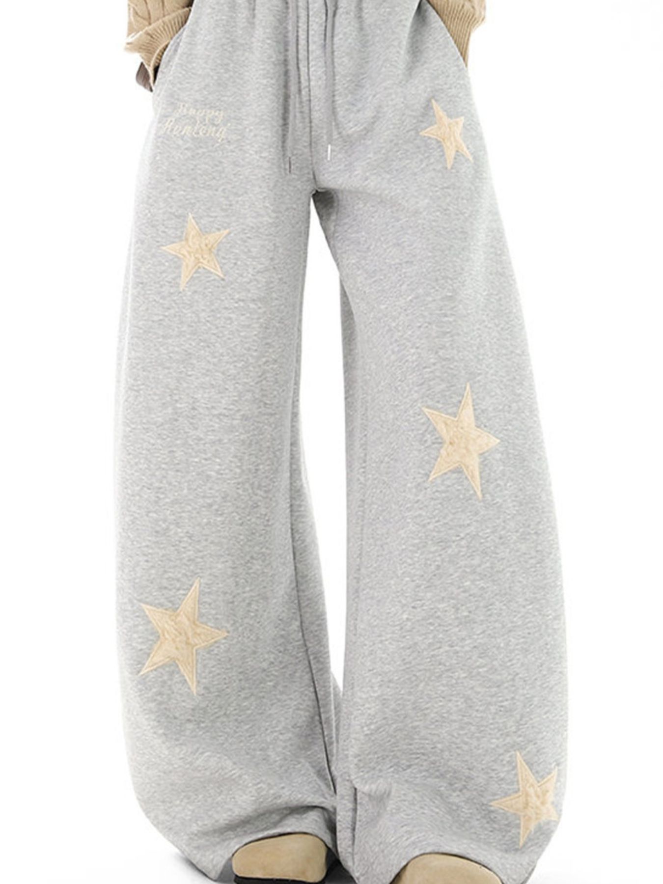 Men's Star Wide Leg Sweatpants