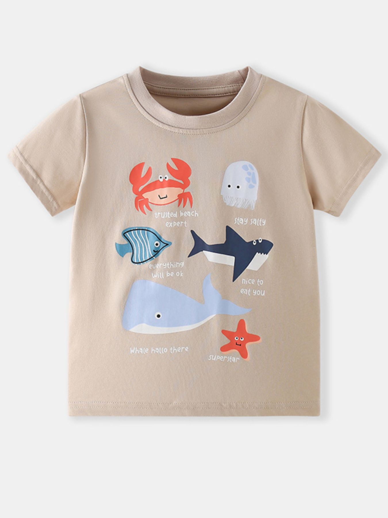 Children's Ocean Graphic Short Sleeve Tee