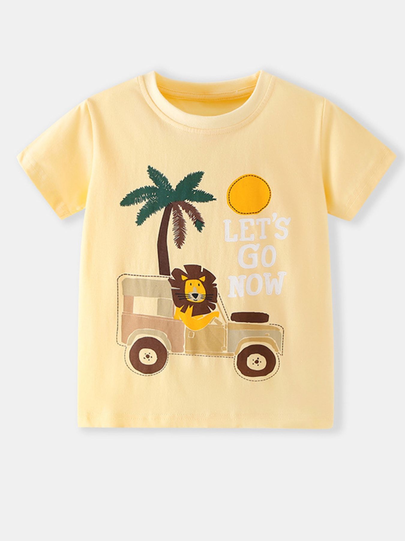 Children's Lion Graphic Short Sleeve T-Shirt
