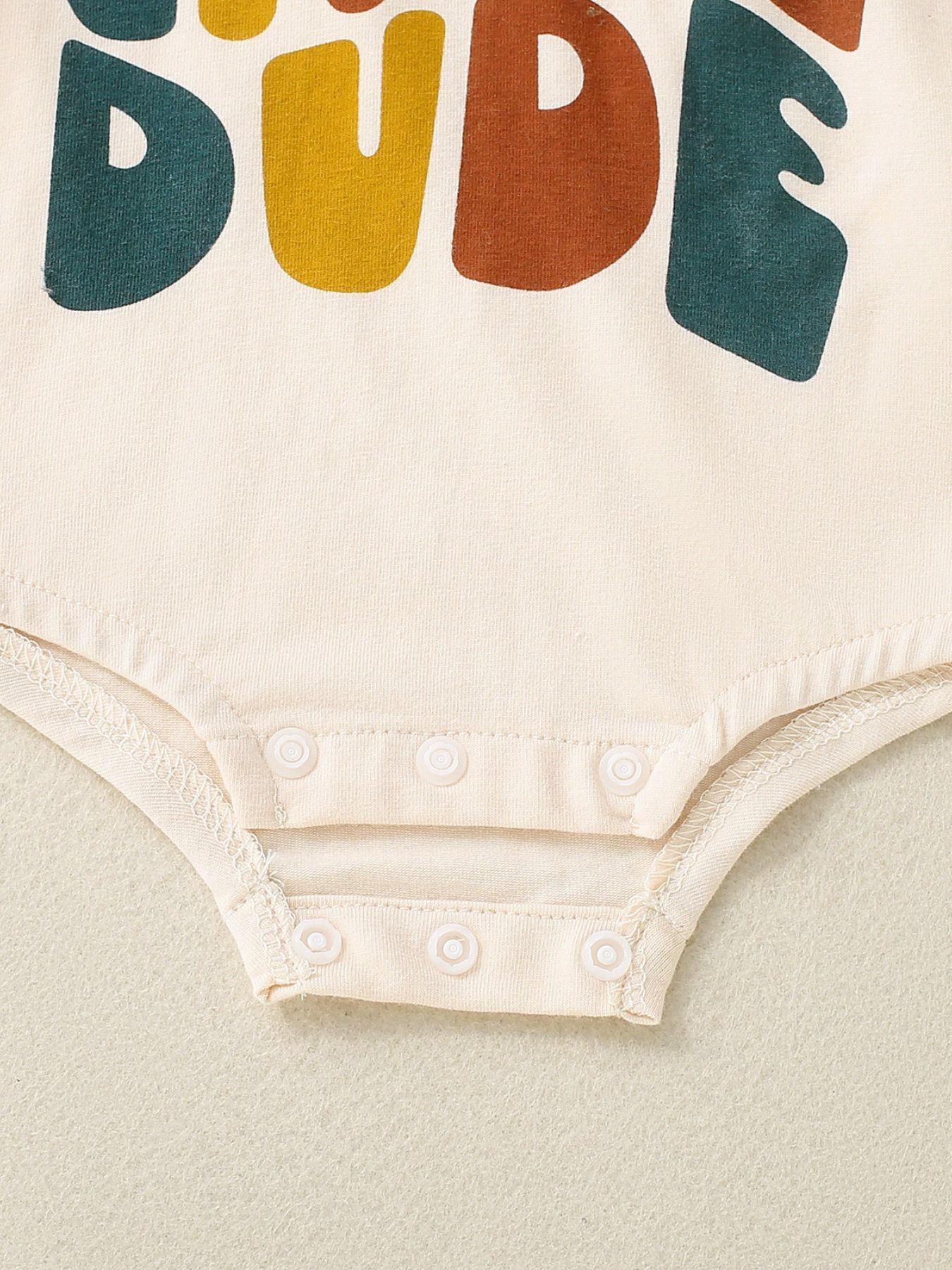 Children's Dad's Little Dude Graphic Short Sleeve One-Piece