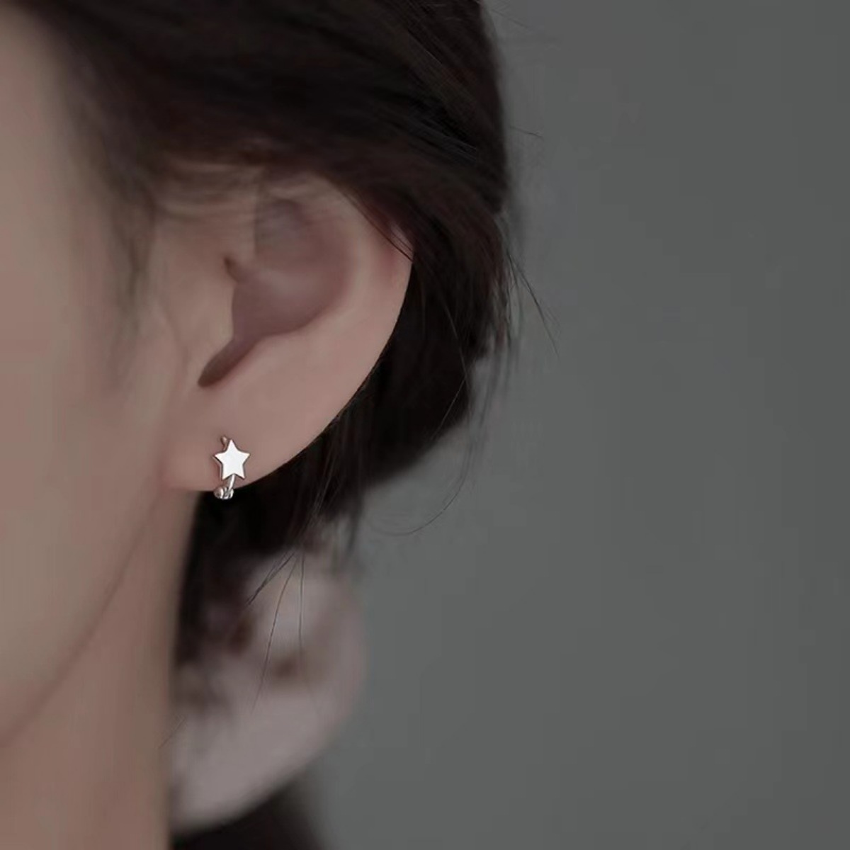 925 Sterling Silver Star Earrings