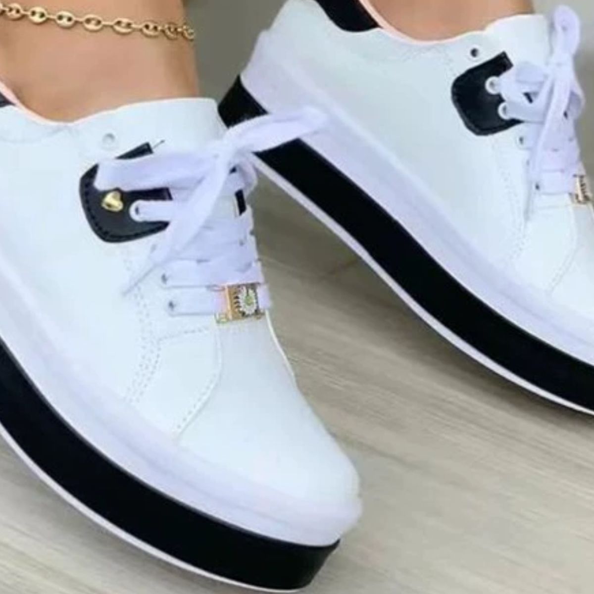 Lace Up Platform Sneakers