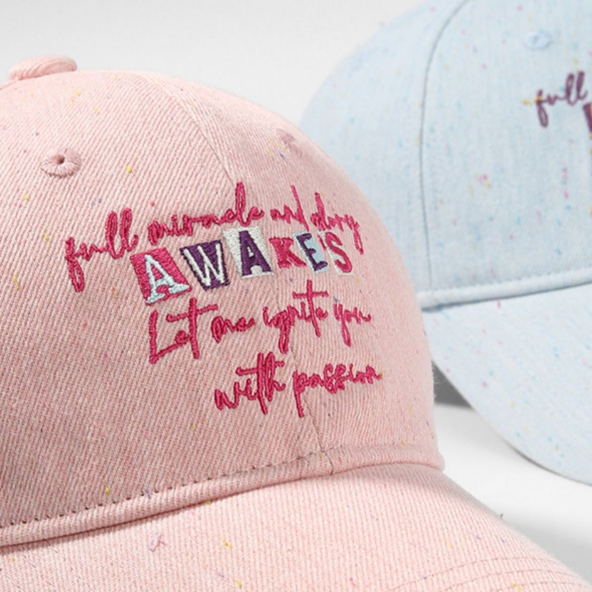 Letter Embroidered Baseball Cap