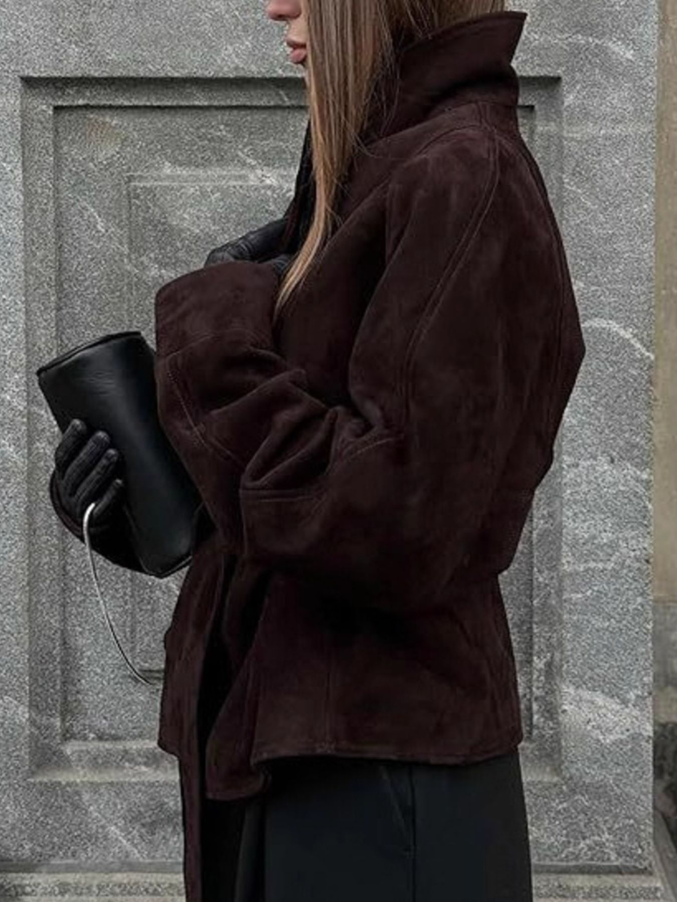 Tie Waist Vintage Style Jacket