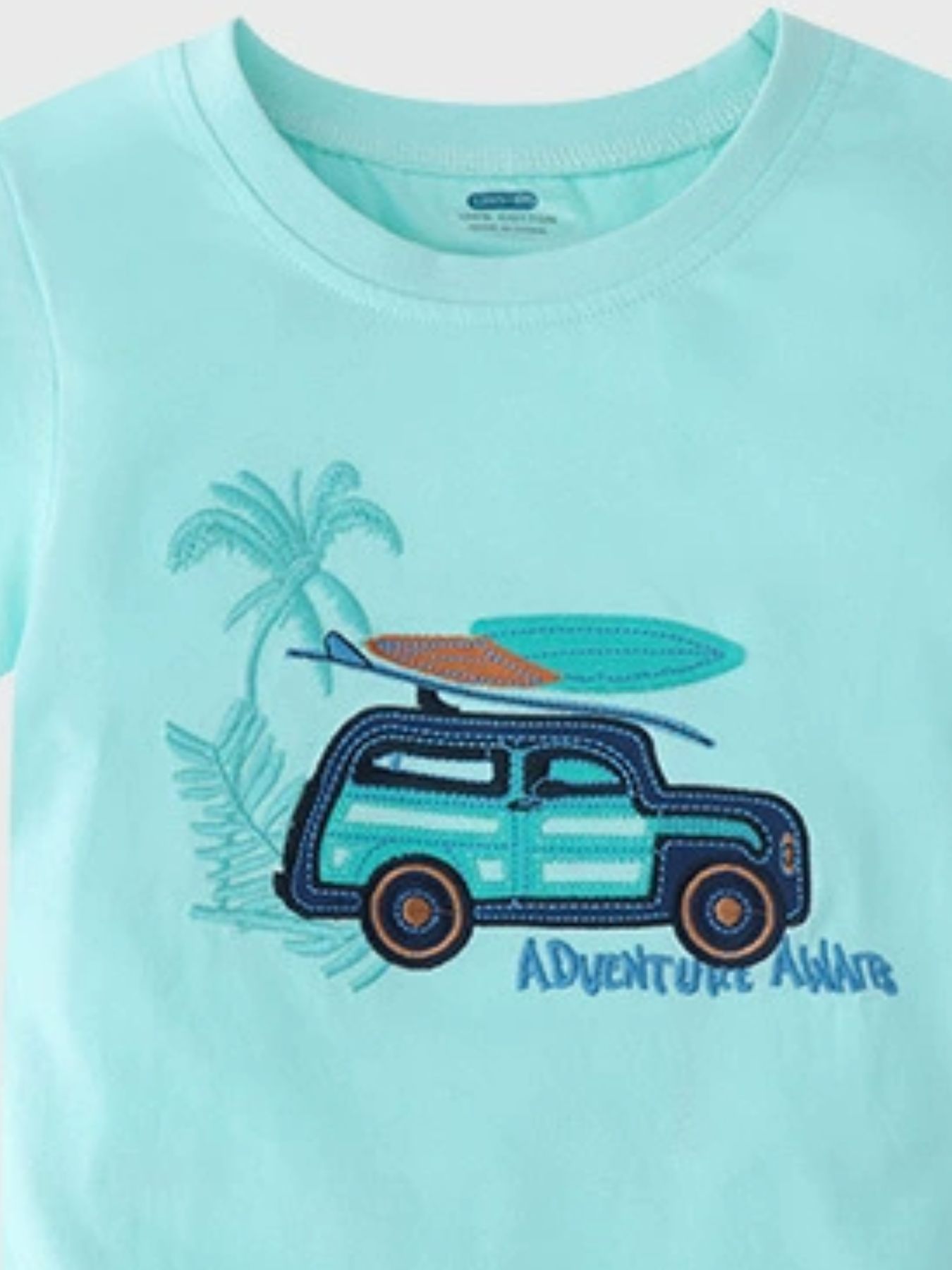 Children's Graphic T-Shirt & Plaid Shorts Set