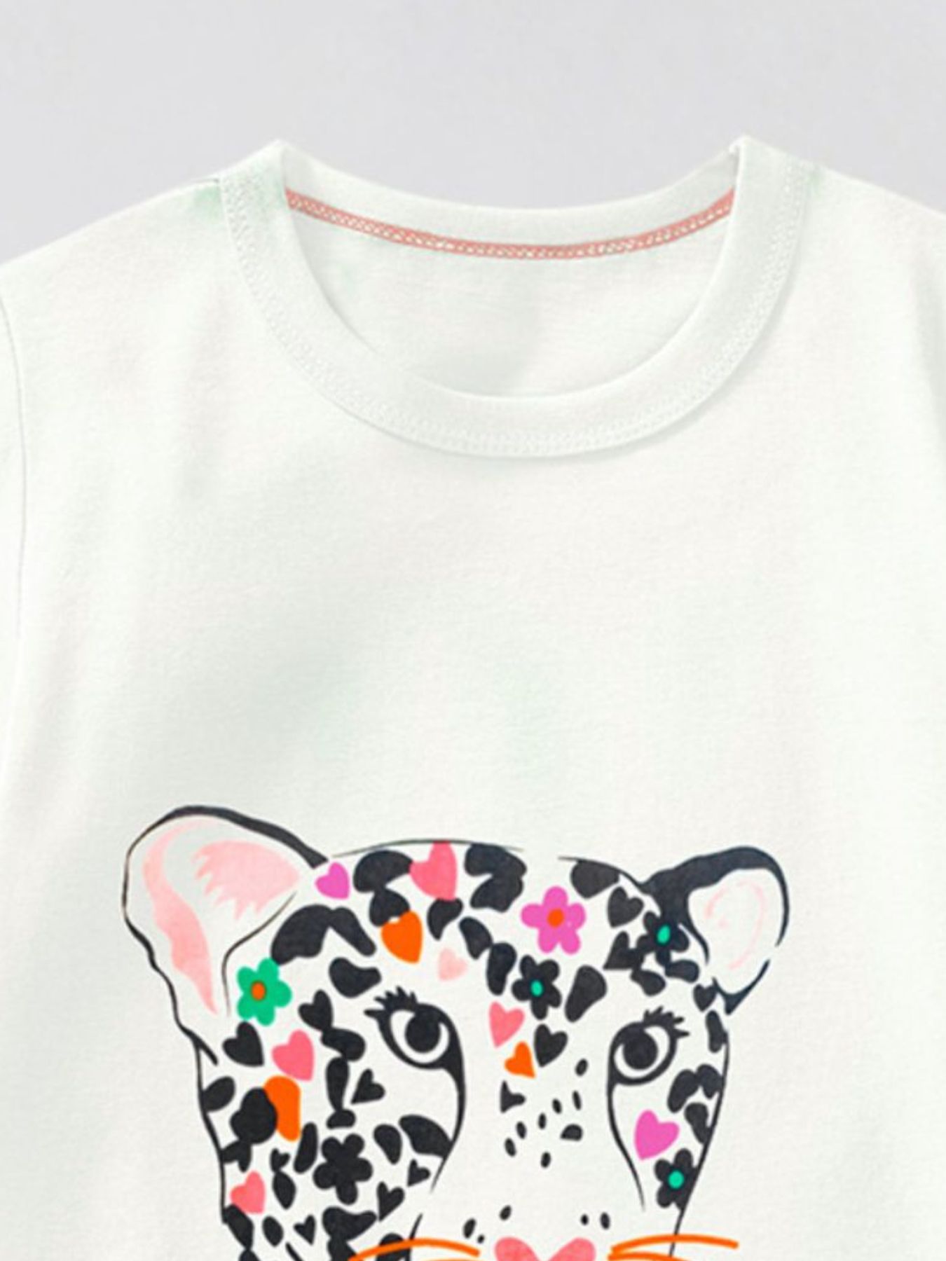 Children's Leopard Short Sleeve T-Shirt