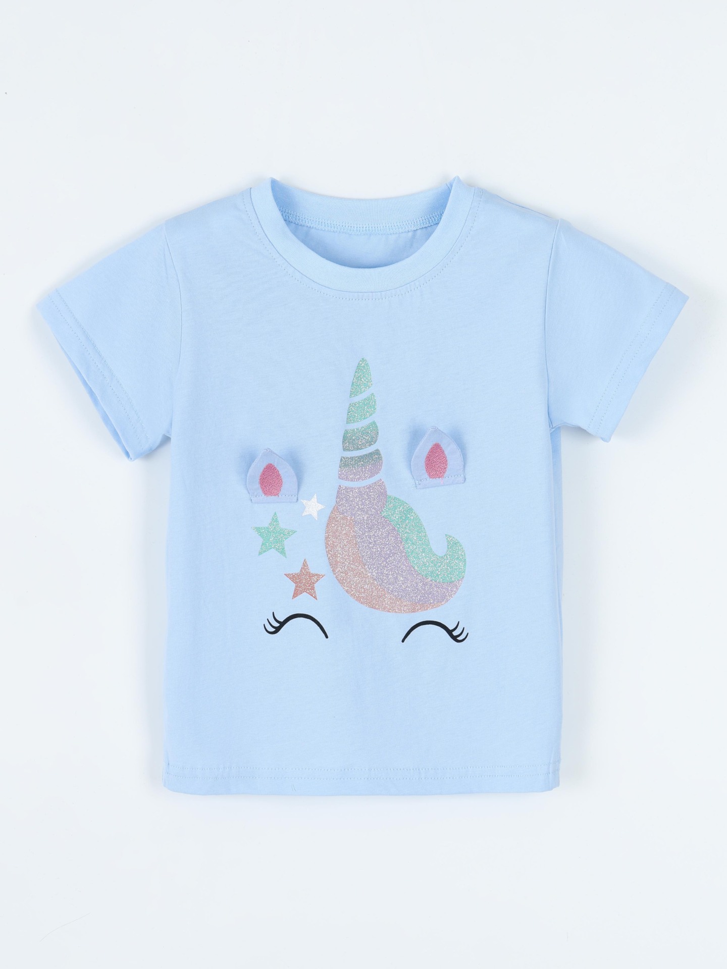 Children's Unicorn Graphic Short Sleeve T-Shirt